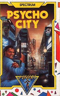 Psycho City box art for ZX Spectrum